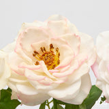 edg enzo de gasperi edg enzo de gasperi rosa ramo con foglie ass h 58 cm pianta artificiale bianco rosa 1 pz ean 8059824647382