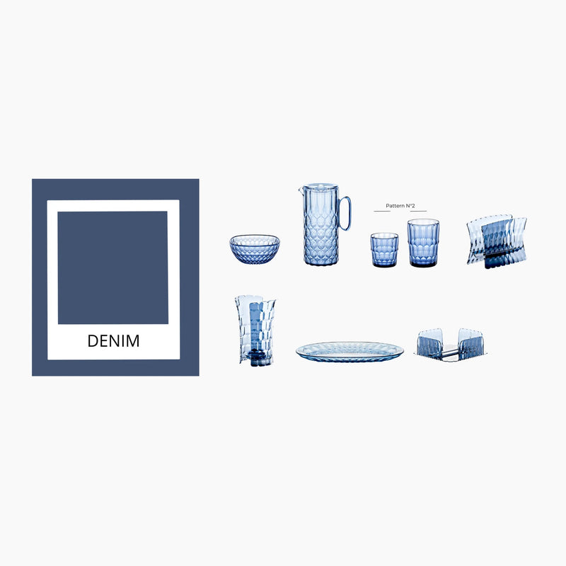 guzzini guzzini bicchiere alto decoro 2 vanity bio based blu ean 8008392395935