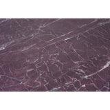 Piano tavolo HPL 70×70 cm sp. 10 mm finitura Blood Stone Velvet effetto marmo bordeaux, antigraffio