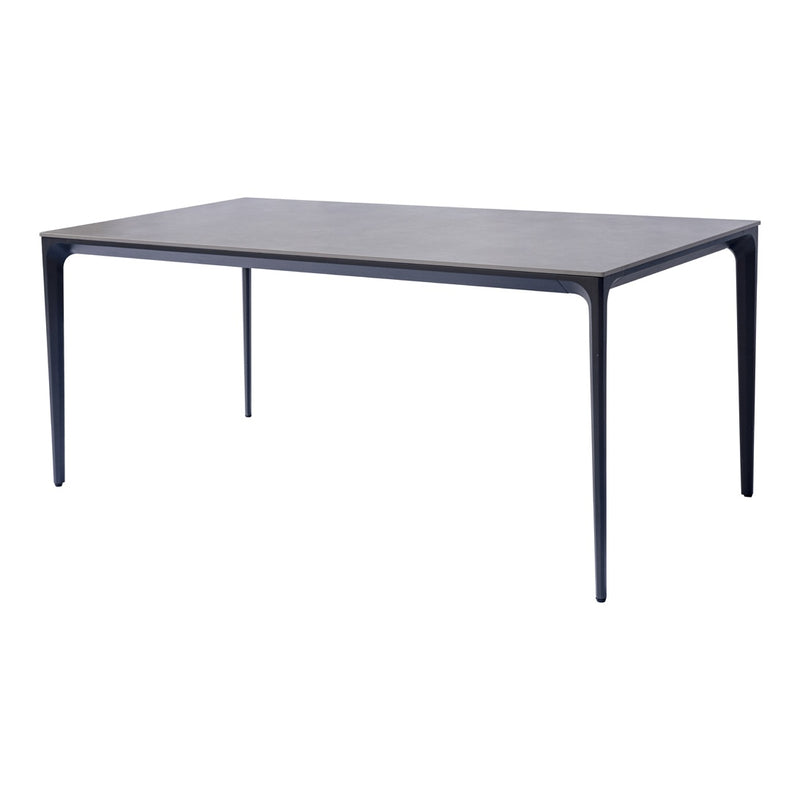 moia greenwood moia greenwood tavolo alghero 180 x 90 cm in alluminio antracite con piano in gres grigio tavolo outdoor design moderno ean 8013054837944