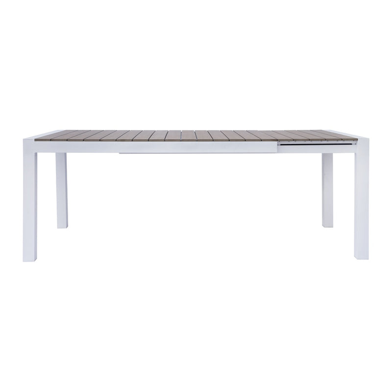 moia greenwood moia greenwood tavolo maiorca allungabile 160210x95 cm alluminio bianco con piano resin wood tavolo outdoor design moderno ean 8013054838019