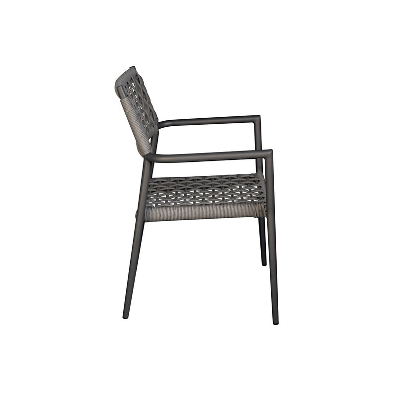 moia greenwood moia greenwood sedia poltrona padova contract in alluminio grigio antracite e wicker sedia design esterno elegante e resistente ean 8013054835261