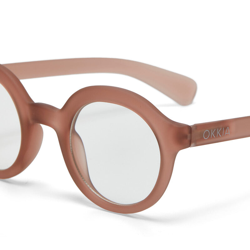 okkia okkia occhiale da lettura mod lauro premontato soft touch trasparent rose diottrie 2 00 ean 8056211370847