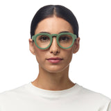 okkia okkia occhiale da lettura mod zeno soft touch anti luce blu verde diottrie 1 50 ean 8056211370939