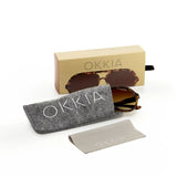okkia okkia occhiale da sole premontato a forma di goccia mod alessio classic havana ean 8055773193710