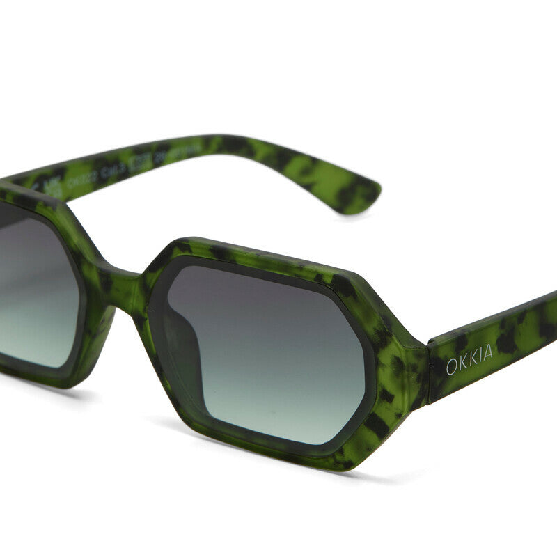 okkia okkia occhiale da sole premontato esagonale mod andrea kale havana ean 8056211375606