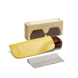 okkia okkia occhiale da sole premontato esagonale mod emma classic havana ean 8055773198029