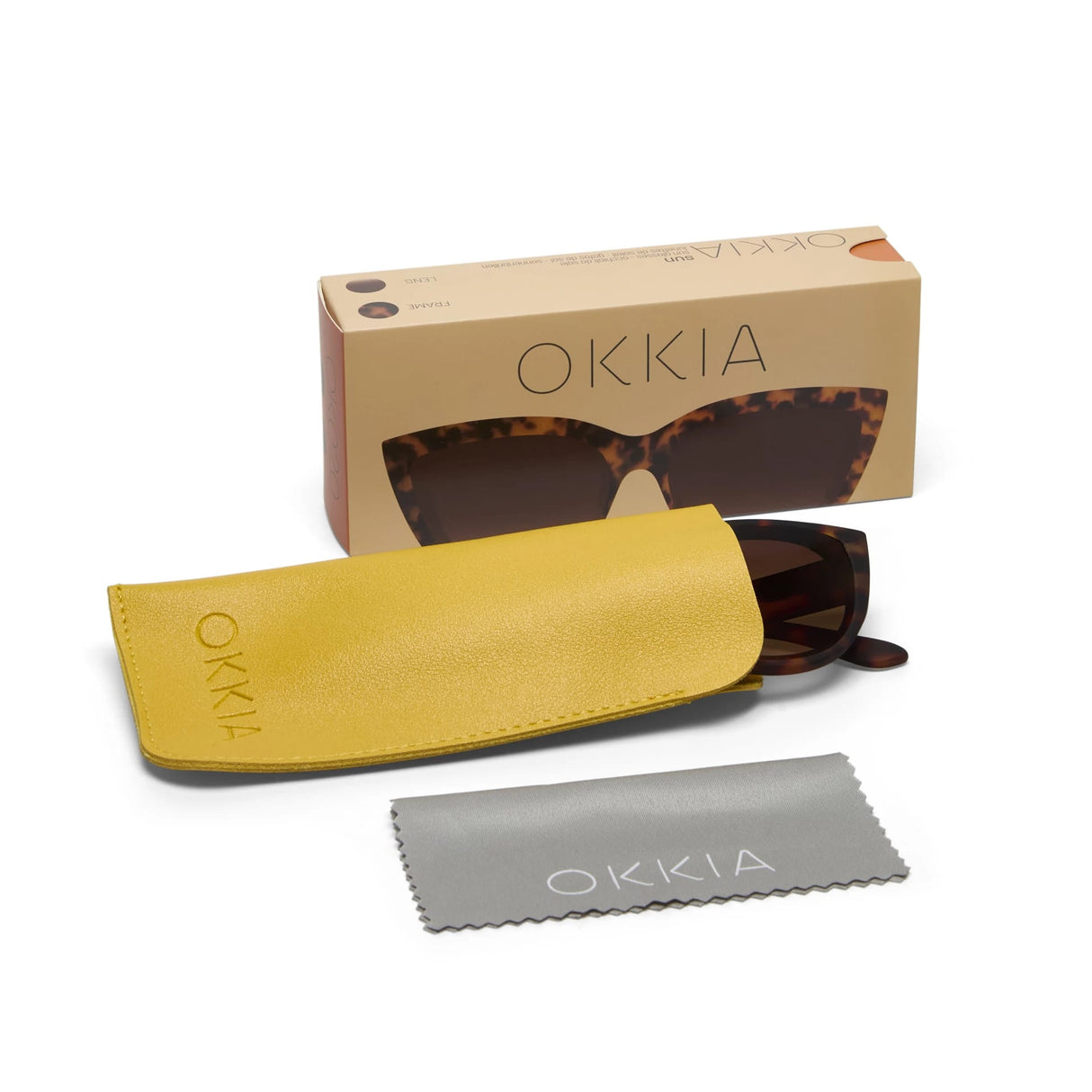 okkia okkia occhiale da sole premontato gatto lite mod silvia classic havana ean 8056211371479