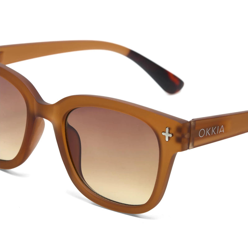 okkia okkia occhiale da sole premontato mod giovanni translucid brown with havana finals ean 8056211371424