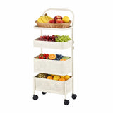 regalo italiano regalo italiano carrello 1 ripiano e 3 ceste ass acciaio 30 x 23 cm h 71 cm 1 pz ean 8057586190115