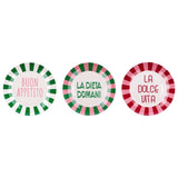 regalo italiano regalo italiano piatto piano sunny porcellana d 275 cm ass new bone china 1 pz ean 8057586195110