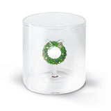 wd lifestyle wd lifestyle bicchiere in vetro borosilocato figure natale ass 250 ml 1 pz ean 8053300571291