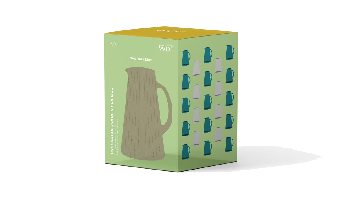 wd lifestyle wd lifestyle brocca in acrilico 23 lt blu ean 8053300574438