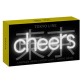 wd lifestyle wd lifestyle insegna neon con cornice in plexiglass 23 x 13 cm decoro cheers ean 8053300576395