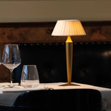 zafferano zafferano flaminia lampada da tavolo portatile ledtouch dimmer bronzo ean 8054040727634