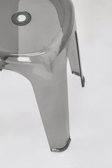 bizzotto bizzotto sgabello sonny h 465 cm grigio trasparente ean 8051836671751