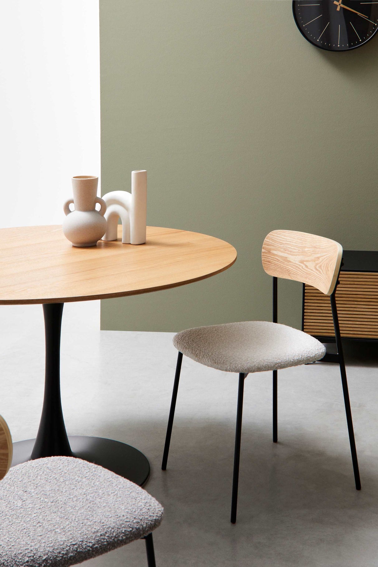 bizzotto bizzotto tavolo bloom top veneer d 120 cm h 75 cm nero marrone ean 8051836411319