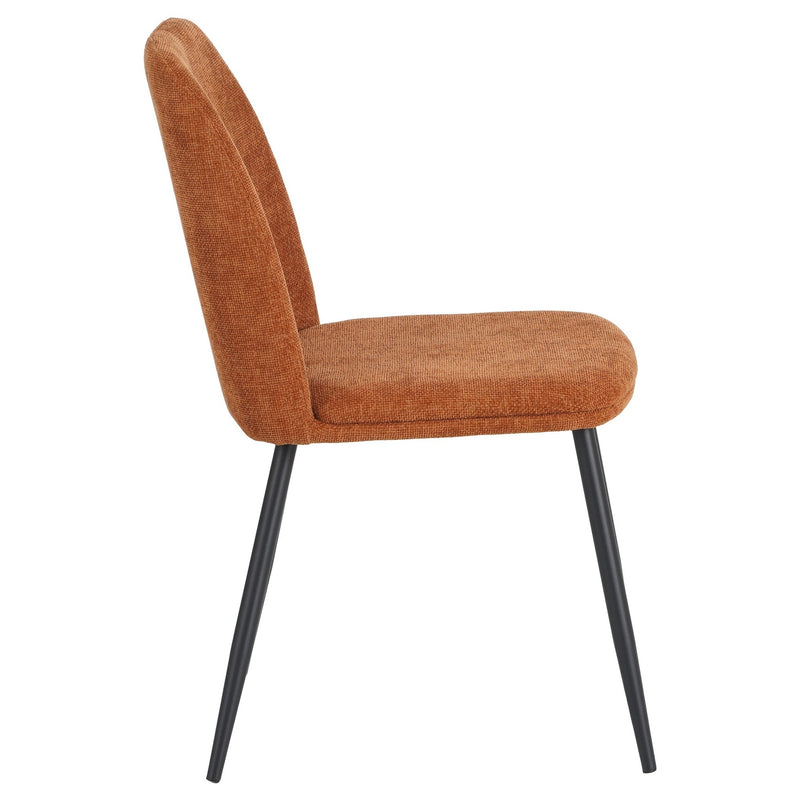 di mo di mo sedia tracy in tessuto color mattone 57x45x84 cm design moderno ean 8010402514809