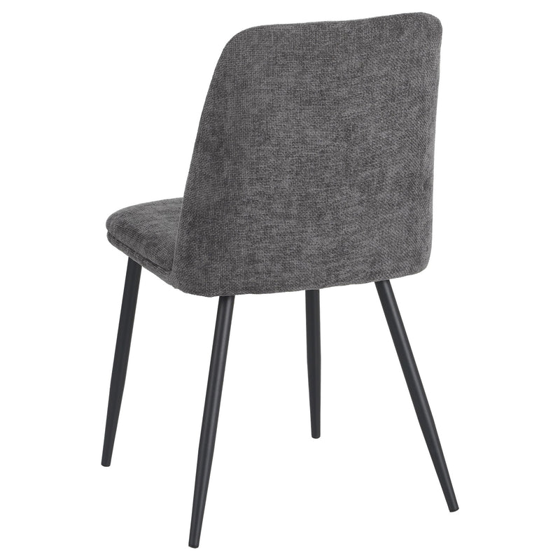 di mo di mo sedia tracy in tessuto grigio scuro 57x45x84 cm design moderno ean 8010402514816