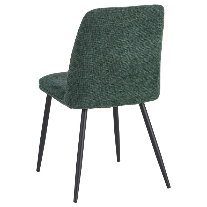 di mo di mo sedia tracy in tessuto verde scuro 57x45x84 cm design moderno ean 8010402514823