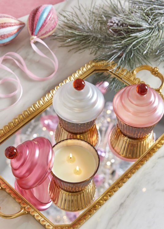 edg enzo de gasperi edg enzo de gasperi candela cupcake natale h 145 cm d 12 cm waterlily moss ean 8059824566867