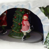 edg enzo de gasperi edg enzo de gasperi diorama pino natale h 46 cm d 31 cm musica movimento e led multicolor ean 8059824561886