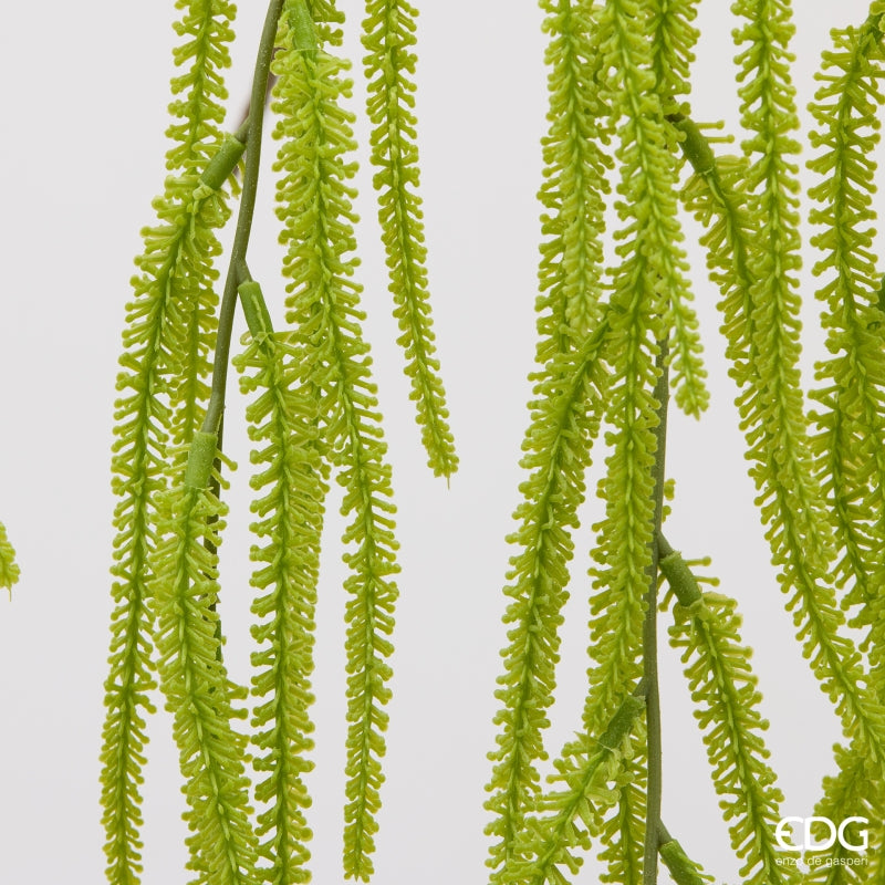edg enzo de gasperi edg enzo de gasperi pianta artificiale amaranthus cadente h 110 cm light green pianta decorativa realistica design moderno ean 8059824667984