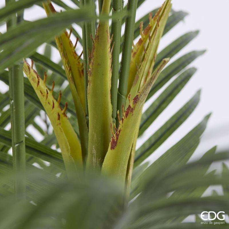 edg enzo de gasperi edg enzo de gasperi pianta artificiale palma areca vogue con vaso h210 cm pianta decorativa realistica design moderno ean 8059824655035