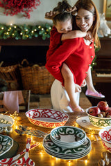 guzzini guzzini vassoio ovale piccolo natalizio harmonia melamina 365 x 27cm table decor bianco rosso ean 13291631