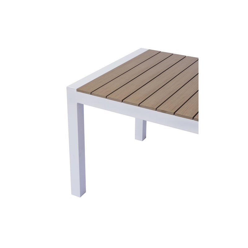 moia greenwood moia greenwood tavolo maiorca allungabile 160210x95 cm alluminio bianco con piano resin wood tavolo outdoor design moderno ean 8013054838019
