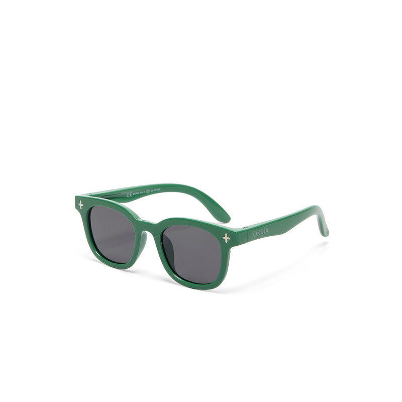 okkia okkia occhiale baby da sole premontato montatura lucida colore green 6 10 anni ean 8056211372056