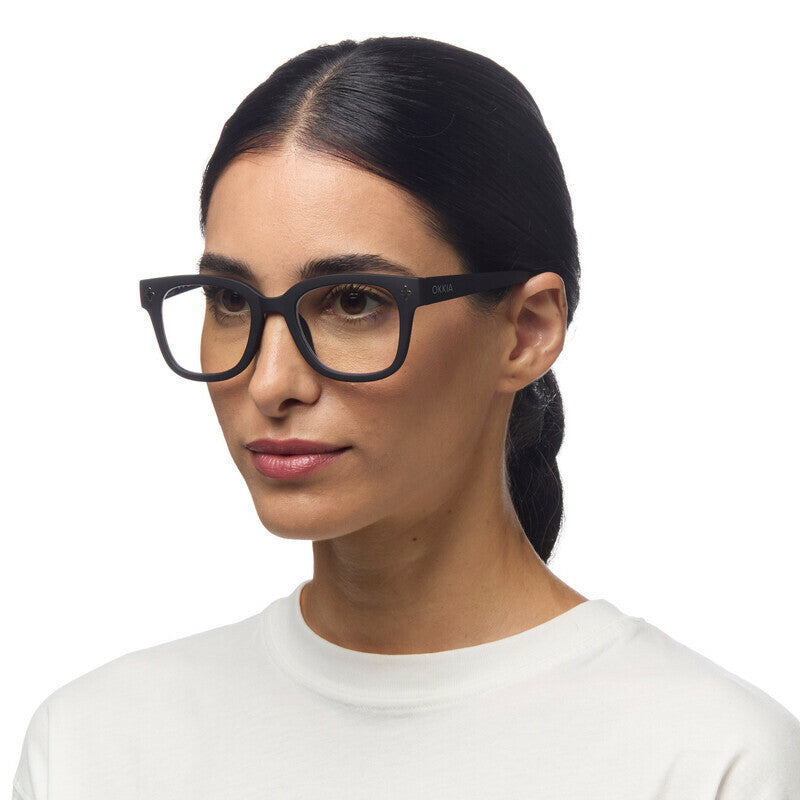 okkia okkia occhiale da lettura mod giovanni anti luce blu magframe nero grigio diottrie 3 00 ean 8053806010645