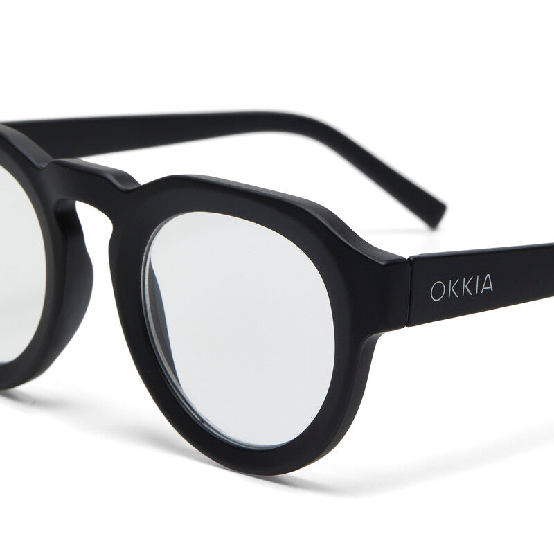 okkia okkia occhiale da lettura mod zeno soft touch anti luce blu nero diottrie 2 50 ean 8056211370908