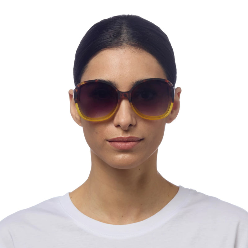 okkia okkia occhiale da sole premontato butterfly mod anna havana yellow ean 8052862288937