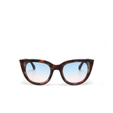 okkia okkia occhiale da sole premontato gatto lite mod silvia soft touch havana lenti blue pink ean 8056211375361