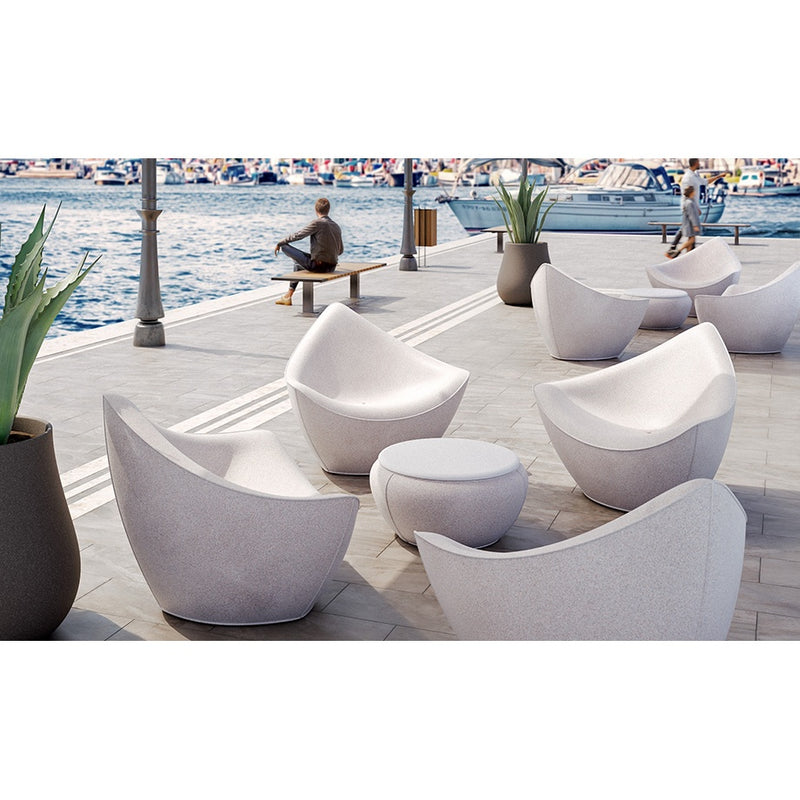 plust plust poltrona vela light indoor outdoor bianco light
