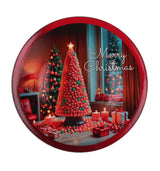 regalo italiano regalo italiano sottopiatto merry christmas natale tondo plastica d 33 cm ass multicolor 1 pz ean 8057586115118