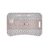 regalo italiano regalo italiano tavolino pieghevole con porta tablet mdf e ferro 60 x 40 cm h 26 cm colazione letto e divano 1 pz ean 8057586091160