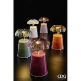 edg enzo de gasperi edg enzo de gasperi lampada da tavolo lily h 1750 cm d 11 cm ip20 arancione scatola regalo ean 8059824607829