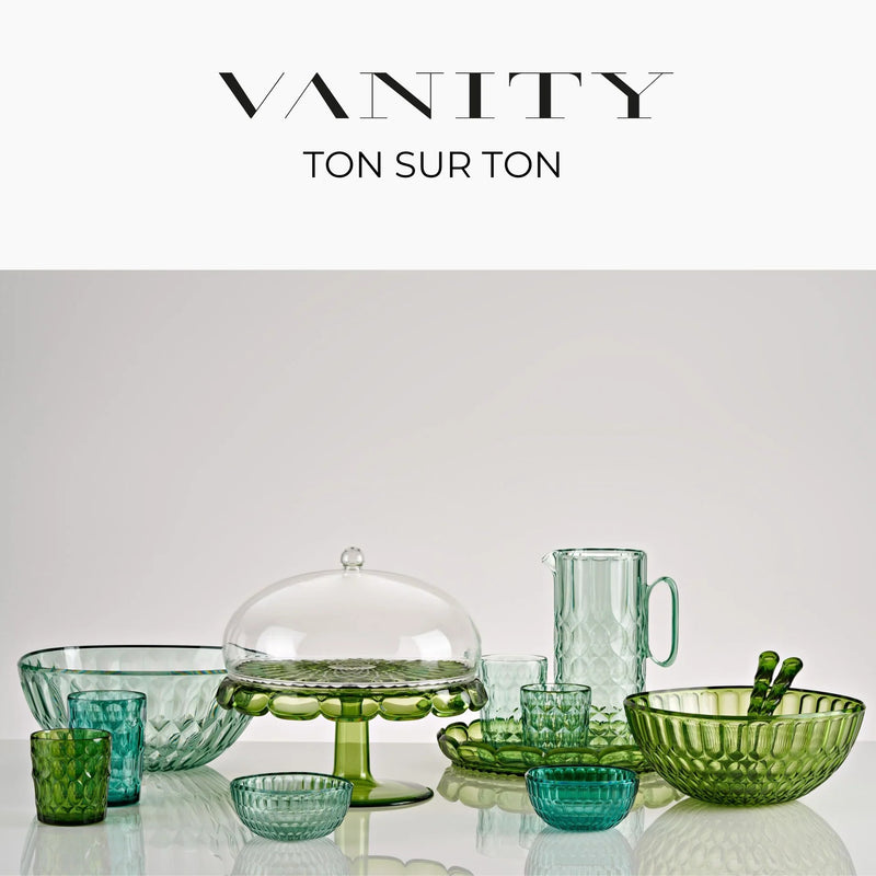 guzzini guzzini bicchiere basso decoro 3 vanity bio based d 85 cm 360 cc verde ean 8008392396390