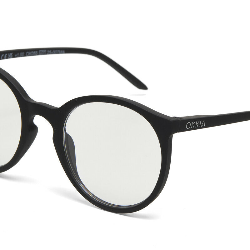 okkia okkia occhiale da lettura mod bologna premontato soft touch black diottrie 2 50 ean 8056211374081