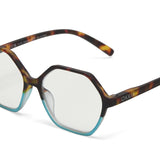 okkia okkia occhiale da lettura mod valencia premontato soft touch spring anti luce blu havana blue diottrie 2 00 ean 8056211374623