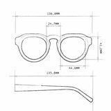 okkia okkia occhiale da lettura mod zeno soft touch anti luce blu giallo havana diottrie 3 00