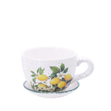regalo italiano regalo italiano tazza con piattino 16 x 12 cm h 9 cm ass tazza decorativa in ceramica con sottotazza 1 pz ean 8057586191808