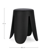 bizzotto bizzotto sgabello imogen d 37 cm h 47 cm nero ean 8051836577046