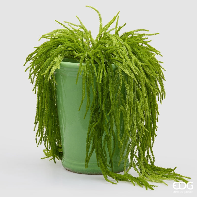 edg enzo de gasperi edg enzo de gasperi pianta artificiale amaranthus cadente h 110 cm light green pianta decorativa realistica design moderno ean 8059824667984