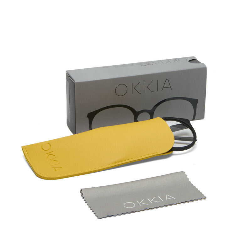 okkia okkia occhiale da lettura mod bologna premontato soft touch black diottrie 2 50 ean 8056211374081