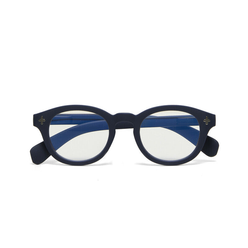 okkia okkia occhiale da lettura mod nashville premontato soft touch spring anti luce blu midnight diottrie 3 00 ean 8056211375125
