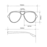 okkia okkia occhiale da sole premontato a forma di goccia mod alessio kale havana ean 8055773193697