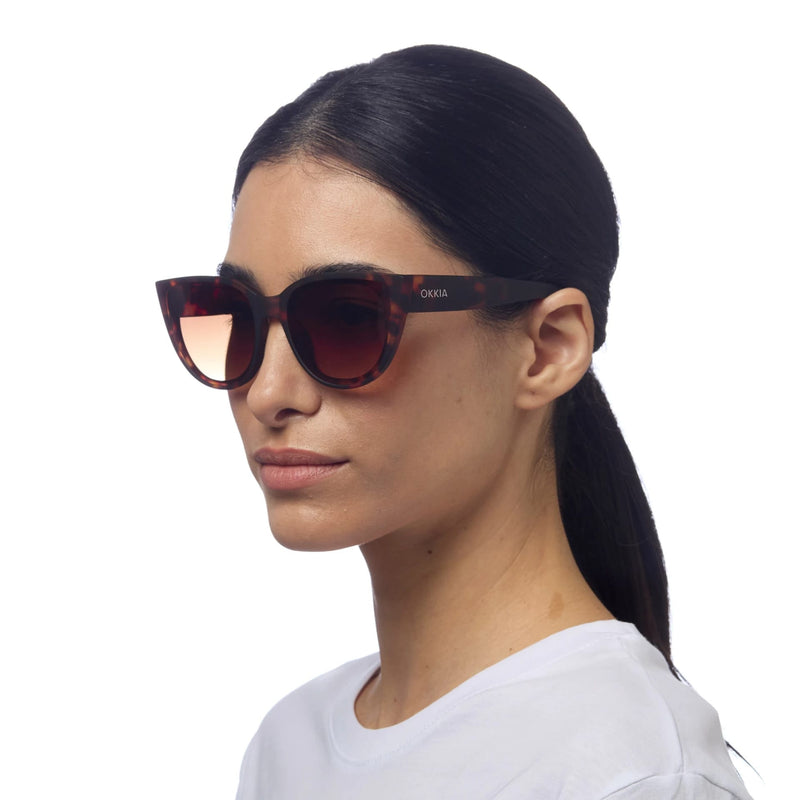 okkia okkia occhiale da sole premontato gatto lite mod silvia classic havana ean 8056211371479